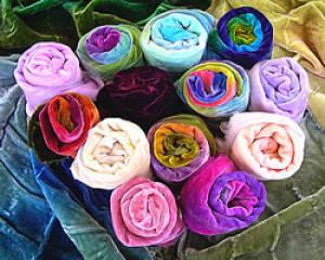 Colour Streams Silk Rayon Velvet